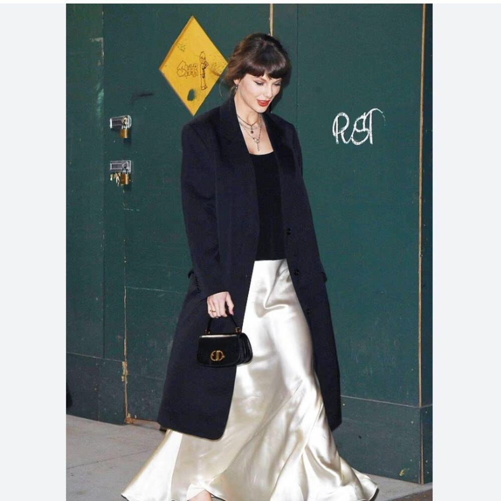 Aritzia Babaton Satin Midi Skirt